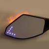 2 X LED Turn Lights Side Mirrors with LED Turn Signal Indicator 10mm Motorcycle Rearview Mirror For Honda Suzuki