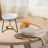 Decorative Ceramics Essential Oil Burners Aromatherapies Scent Diffuser Tealight Candle Holder Rack for Meditations Room