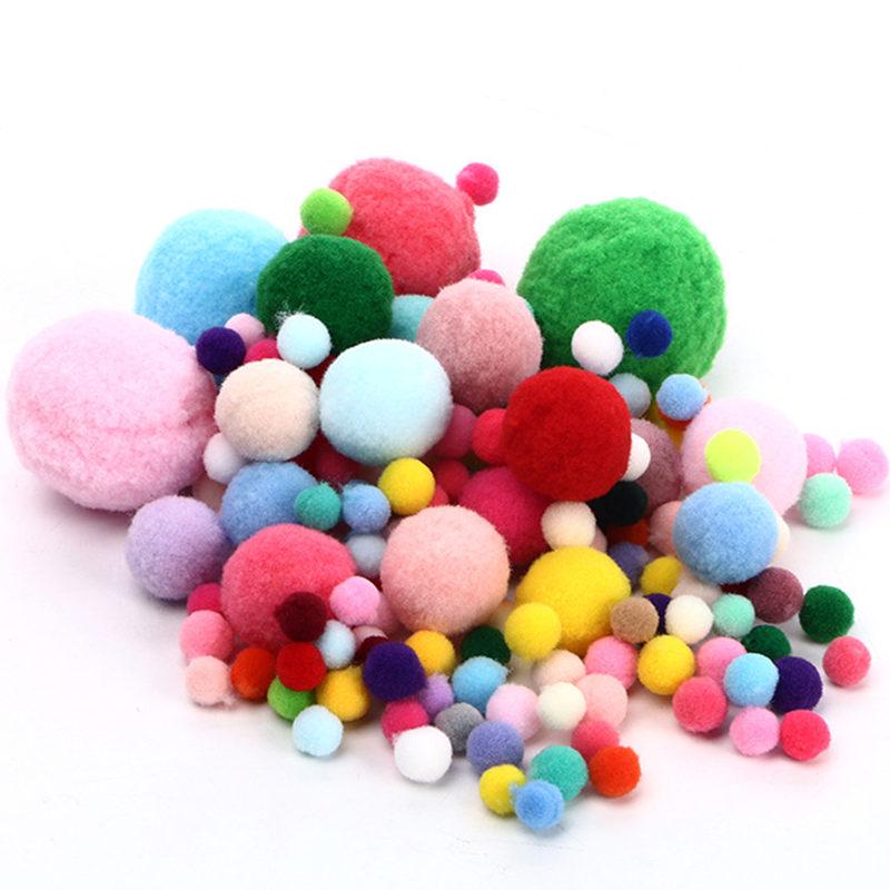 Cashmere Polyester Bayberry Ball Pendant – High Elasticity Handmade DIY Plush Hair Accessory