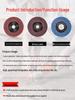 125 Mesh Angle Grinder Flap Disc, 150 Flap Wheel, 180 Stainless Steel Polishing Disc