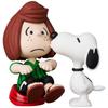 Medicom Toy UDF Ultra Detail Figure No. 827 Peanuts Series 17 Peppermint Patty & Snoopy Peanuts Characters 75mm Painted Finished Non-scale