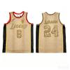 New Basketball Jersey No.8&24  Summer Men's Sleeveless T-shirt Breathable Men's T-shirt and Tank Tops Quick-dry Clothes for Man