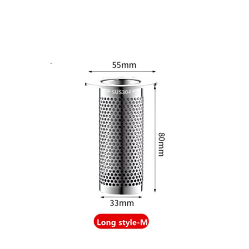 Stainless Steel Floor Drain Filter Hair Catcher Shower Sink Strainer Kitchen Sink Anti-clog Filter Bathroom Facilities