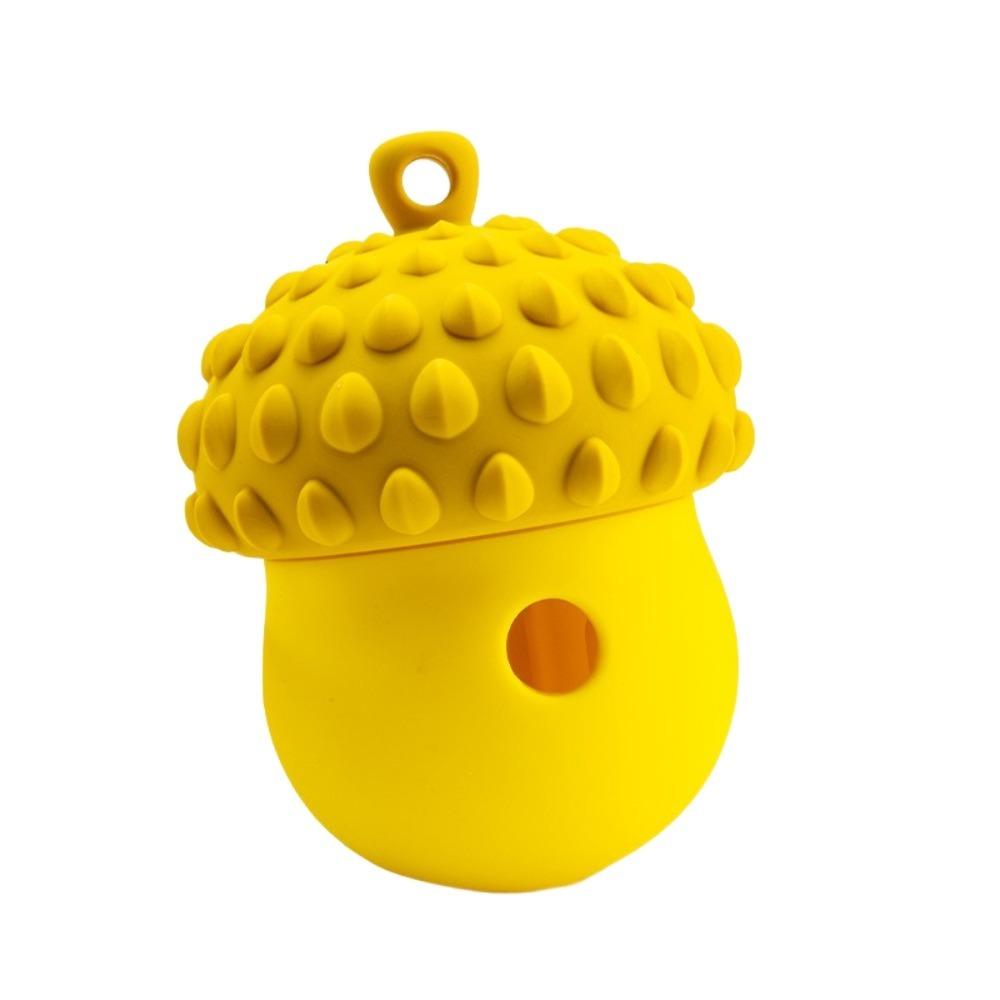 Durable Dog Toys Chew Balls Silicone Puppy Teething Toys Treat Dispensing Ball  for Small Dogs