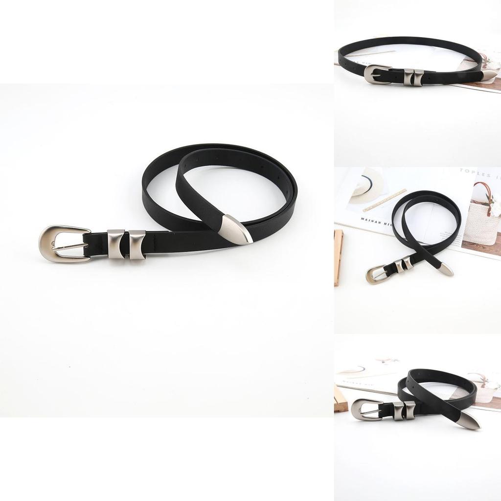 Korean Style Womens Slim Pu Belt With Alloy Pin Buckle For Summer Fashion