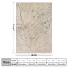 Vintage Battle of Waterloo Map (1846) Throw Blanket throw blanket for sofa Polar blanket Soft Bed Blankets