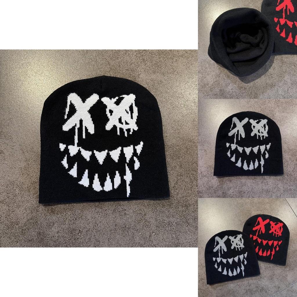 Venom Pattern Knit Hat For Men Women With Warmth And Street Style For Autumn Winter
