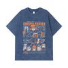 275 GSM Washed T-shirts 100% Cotton Naruto V21 Pain Print Unisex Heavy Cotton T Shirt