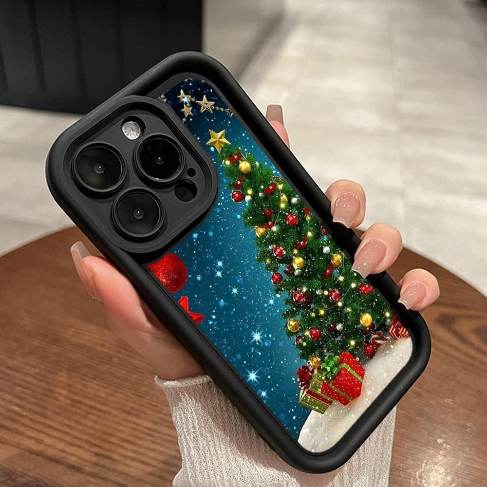 Měkké pouzdro Sky Eye Ladder pro Samsung A06 A15 A25 A35 A55 A14 A24 S23 S24 FE Všechny modely Samsung Pouzdra na telefon NY41 Vánoční stromeček Santa Claus