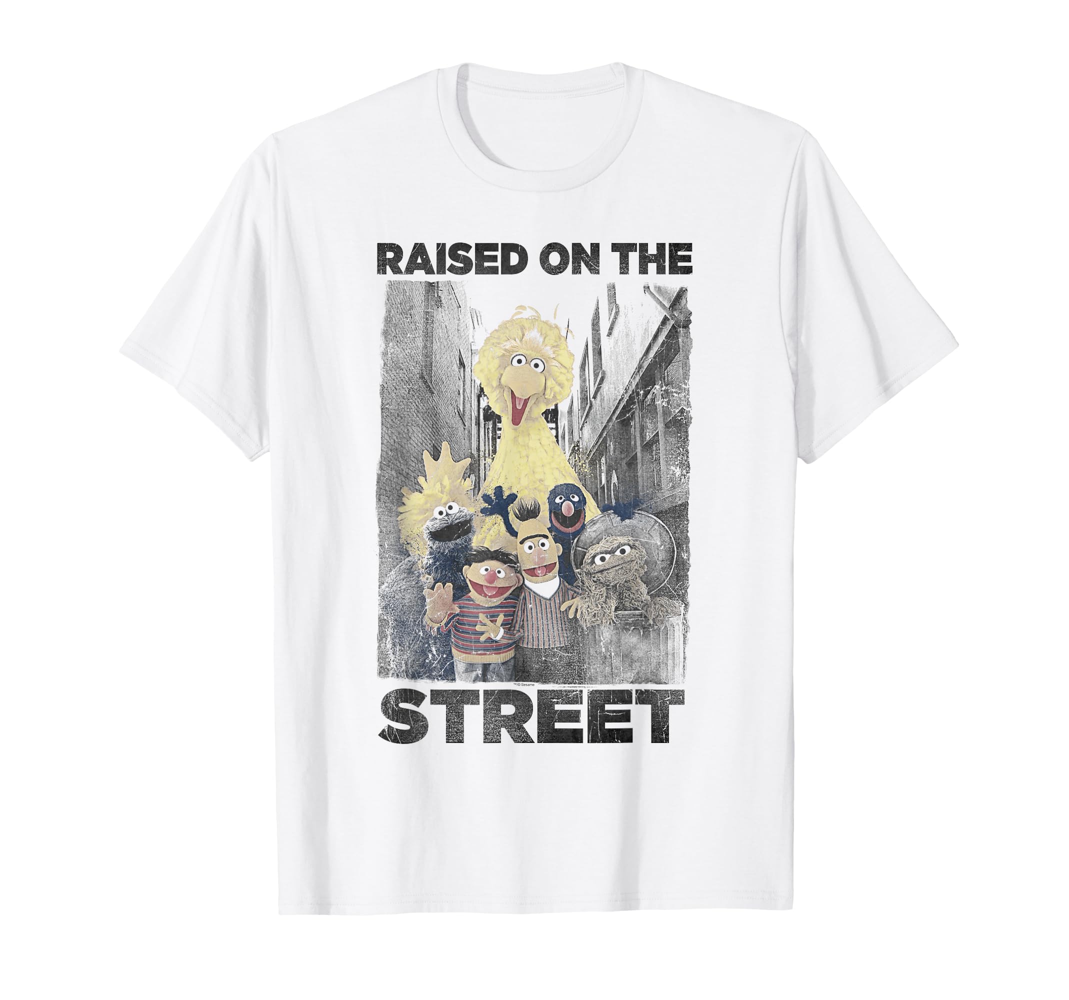 

Sesame Street Raised on the Streets T-shirt