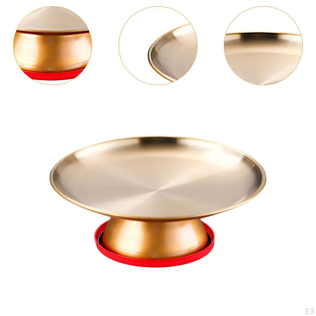 Altar Blessing Plate, Fruit Bowl for Buddha Worship and Kitchen Use