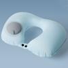 Inflatable Travel Neck Pillow for Airplane Train Car Washable Pillowcase U Shaped Office Napping Pillow,Home Head Neck and Lumbar Support