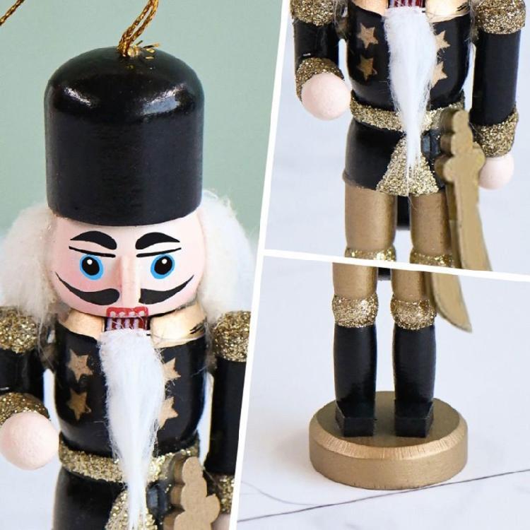 Nutcracker Soldier Figurine Hanging Decorations for Christmas Tree Figures Toy