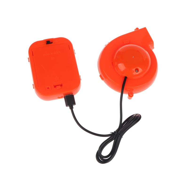Mini Portable Inflatable Costume Fan Battery Powered Low Noise Air Blower for Halloween Cosplay Mascot Party Decor