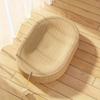 1pc Pet Cat Scratching Board Extra Large Oval Sisal Cat Nest Wear-resistant and Non-shedding Cat Scratching Box Cat Supplies