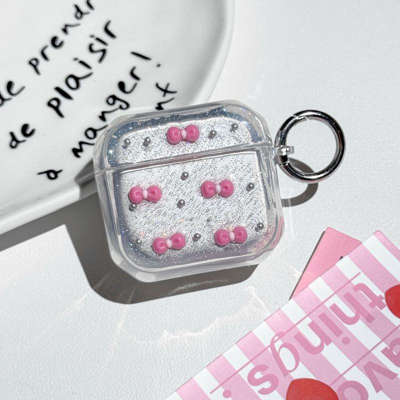The New Epoxy Tulip Is Suitable for AirPodsPro1 Earphone Case, Universal Photo Frame, Love Apple 1st Generation Soft Case.