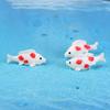 Lotus Flower Leaf Frog Goldfish Figurine Decor Miniature Resin Craft Model Ornament Mini Garden Fairy Decoration DIY Accessories