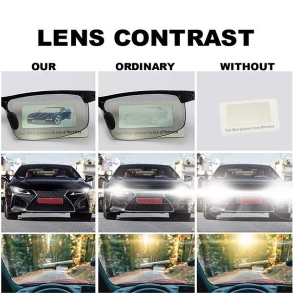 Polarized Photochromic Sunglasses Men's  Driving Transition Lens Sunglasses