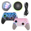 Gamepad with RGB Lights/Dual Vibration/6-Axis Gyroscope Wireless Gaming Controller for Switch 2 PC Mobile & More