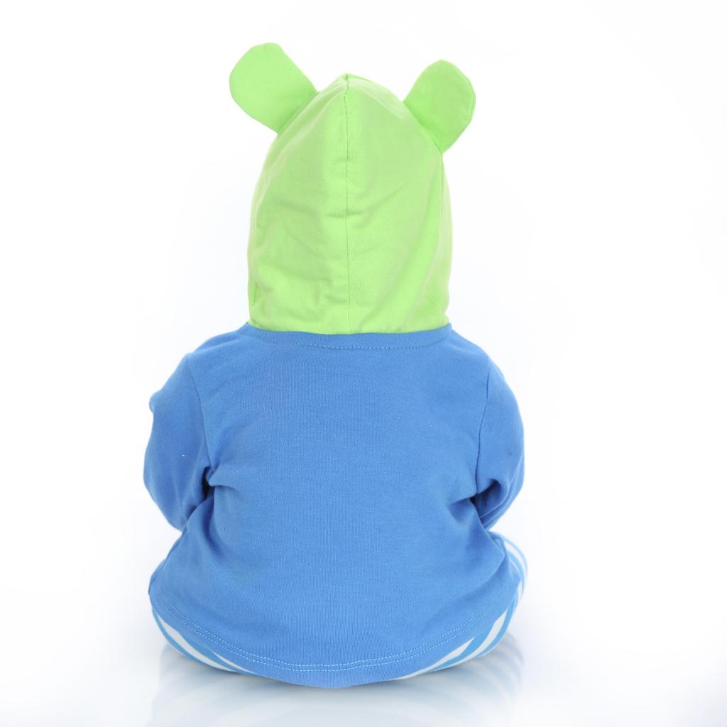 KEIUMI 48 cm Reborn Doll Boy Touch Soft Cloth Body Newborn Babies Dolls Toy With Giraffe Kids Christmas Birthday Gifts