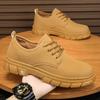 2024 Men's Korean Leather Platform Oxford Thick Soled Men's Casual Fashion Formal Evening Dress Wear Resistant Shoes