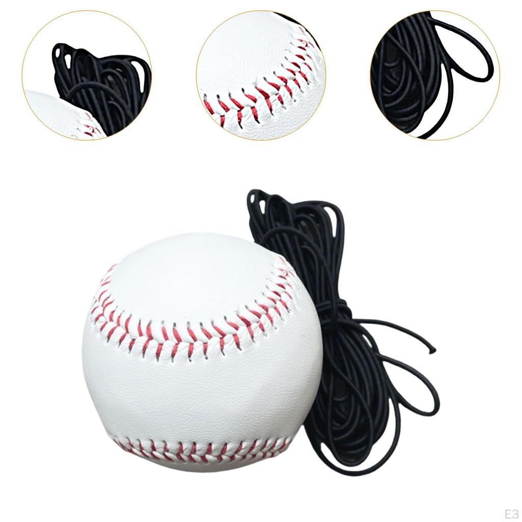 Baseball Practice Tool with Rope for of All Levels
