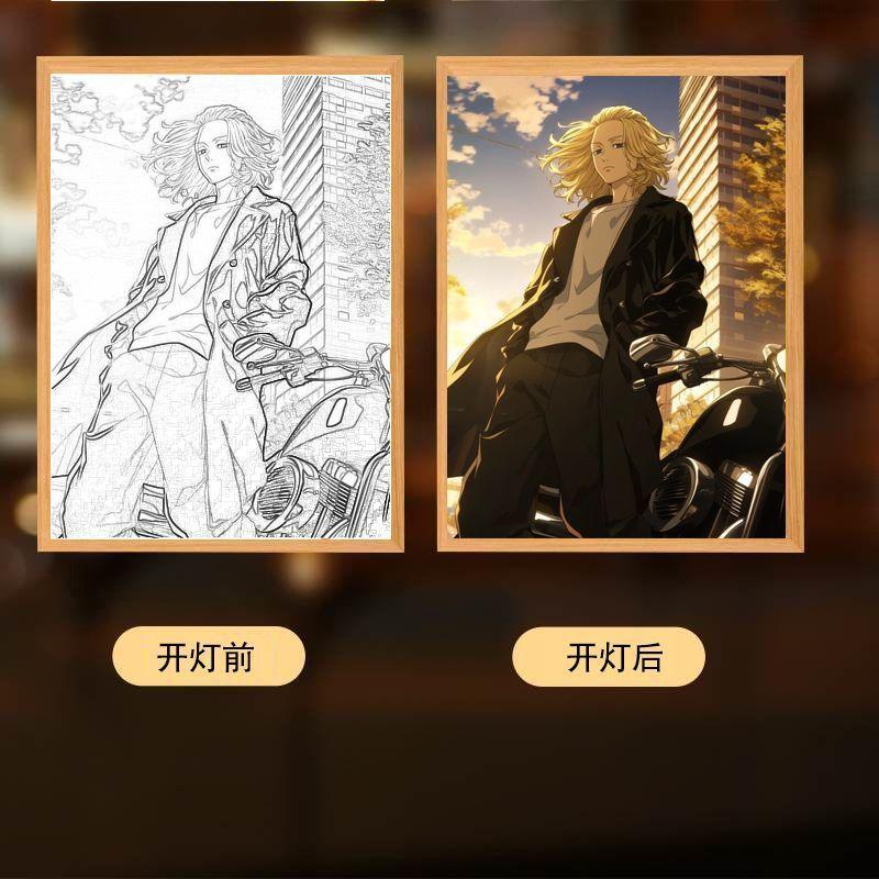 Токийские мстители Светопись Ханагаки Такэмичи Фигурка Лампа Крутой подарок