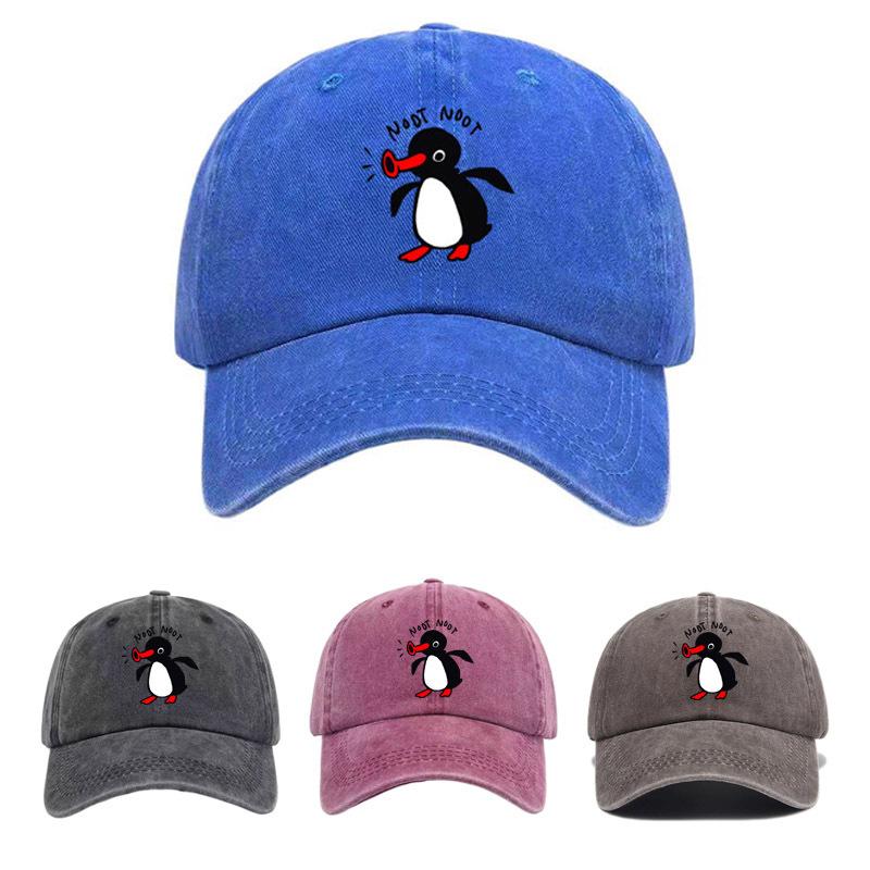 Yiran Bag Women's Noot Baseball Cap Men Hats Visor Protection Snapback Pingu Pinga Penguin Tv Caps Cm