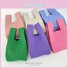 Candycolored Niche Design Knitted Handbag Handbag Female Allmatch Large Capacity Tote Bag