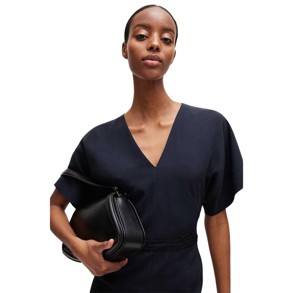 Boss Womens/Ladies A-line Fitted Kimono Sleeve Midi Dress