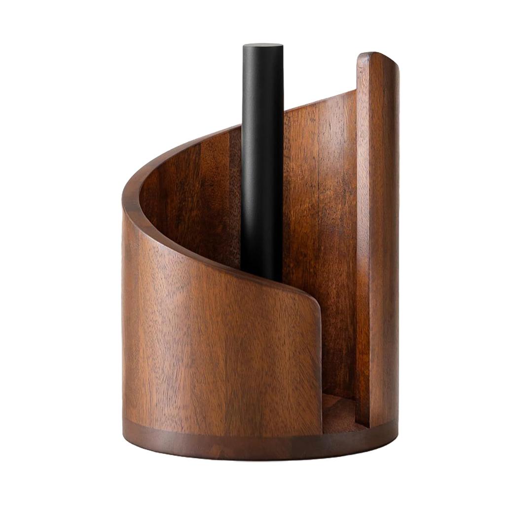 1PC Wooden Countertop Tissue Bottom Tissues Slip Holders Tear - Able with One Hand - Ideal Countertops, and Restaurants