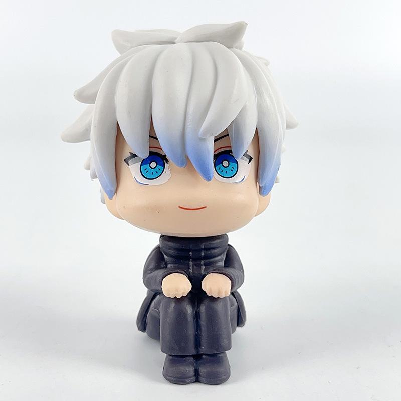 

Набор фигурок Дзюдзюцу Кайсен Q версии Годзё Сатору и Юджи Итадори: Украшения для торта, Модели машин, Куклы в закрытых коробках Gashapon Open your eyes on your palm Gojo Satoru [Bag Pack]