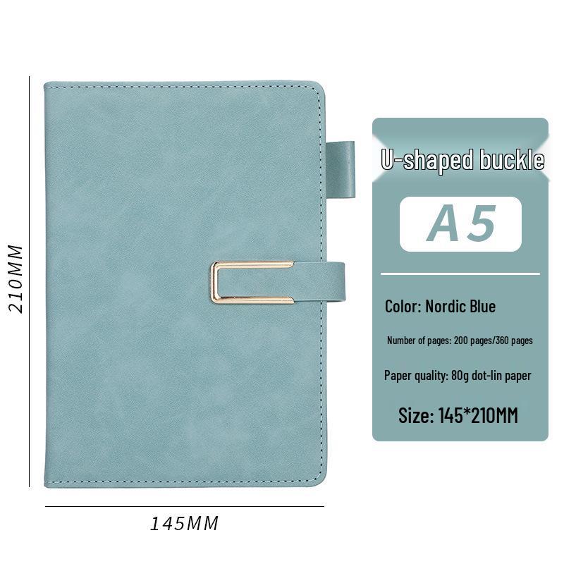 Carnet de Notes Business Épais A5 - Journal Intime Minimaliste, Logo Personnalisable