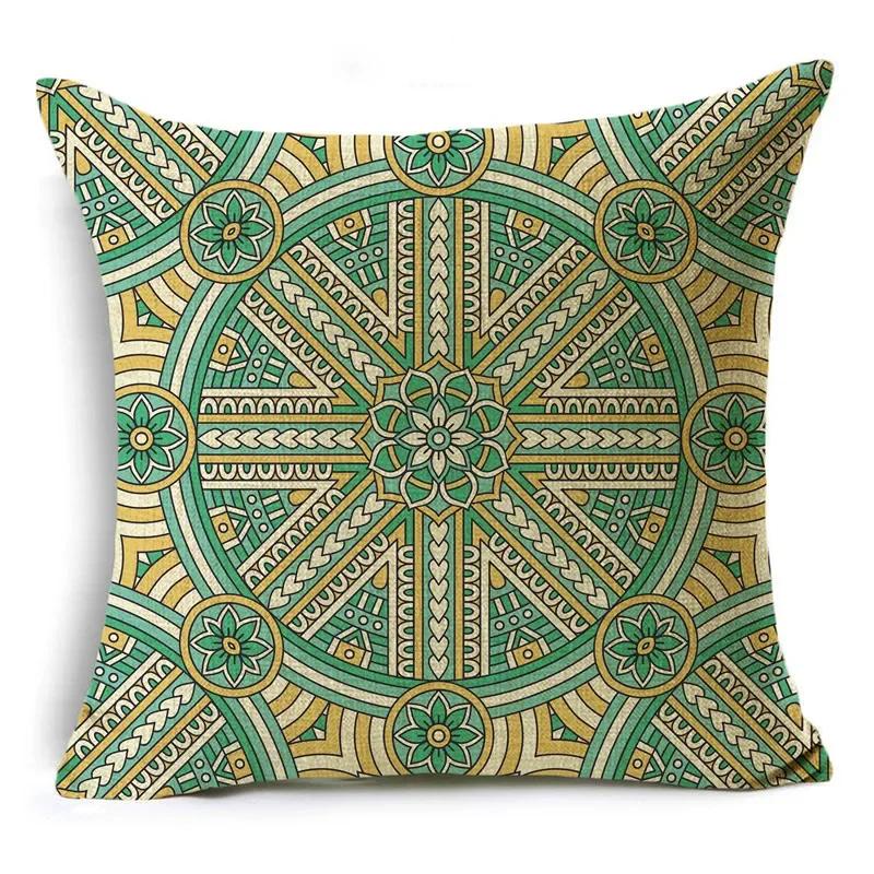 Ramadan Bohemian National Style Living Room Sofa Car Square Back Cushion 40*40Cm/45*45Cm/50*50Cm Cushion Cover
