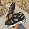 Hollow casual sandals women's outer wear summer new versatile thin muffin thick sole women's shoes