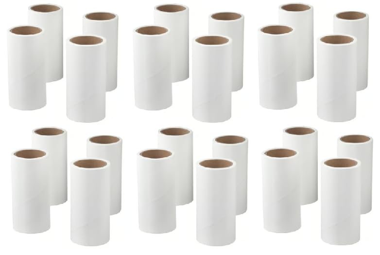 

IKEA BASTIS Adhesive Roller Replacement 44 Tape, m, 6-Pack (24 Rolls) 701.477.58 белый