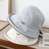 High End Women's Bucket Hat Plaid Travel Vacation Sun Caps Face-Flattering Versatile Spring Autumn Outdoor Hats