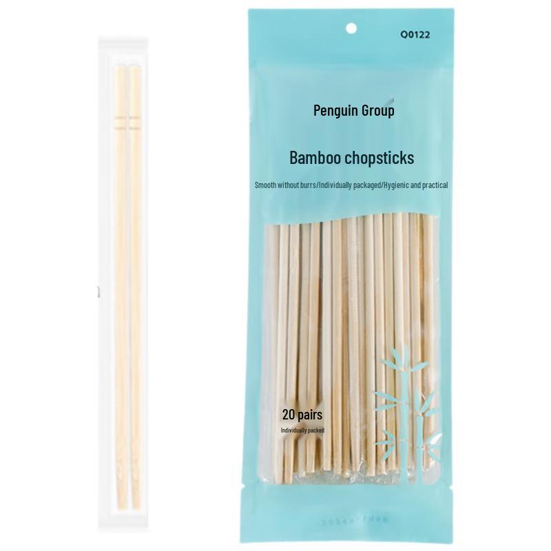 Penguin Tuan Tuan Hygienic Disposable Bamboo Chopsticks