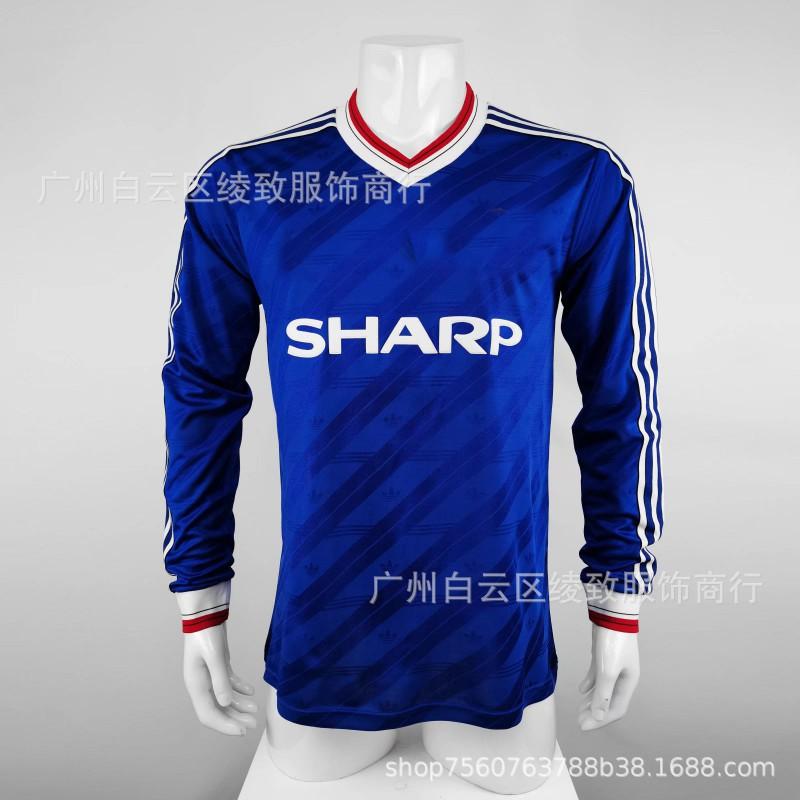 Manchester United Retro Domácí Dres 2007-08 Cristiano Ronaldo 7 Dlouhý Rukáv Stoleté Vydání Fotbalový Dres