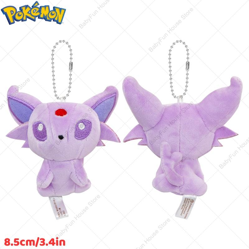 Pokemon Q Version Sylveon Espeon Umbreon Vaporeon Plush Toys Keychain Kawaii Leafeon Jolteon Flareon Glaceon Peluche Dolls Gifts