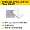 Felt Pads Furniture Feet Protector 5mm Square Table Chair Leg Stickers Cover Mats Wood Floor Protectors Bottom Anti-Slip Pads