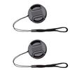 Lens Cap Cover with Keeper for Sony Compatible with Sony Alpha and A5000 ULBTER Lens Cap Lens Cover Leash 2 40.5mm Snap-On E-Mount 16-50mm F3.5-5.6