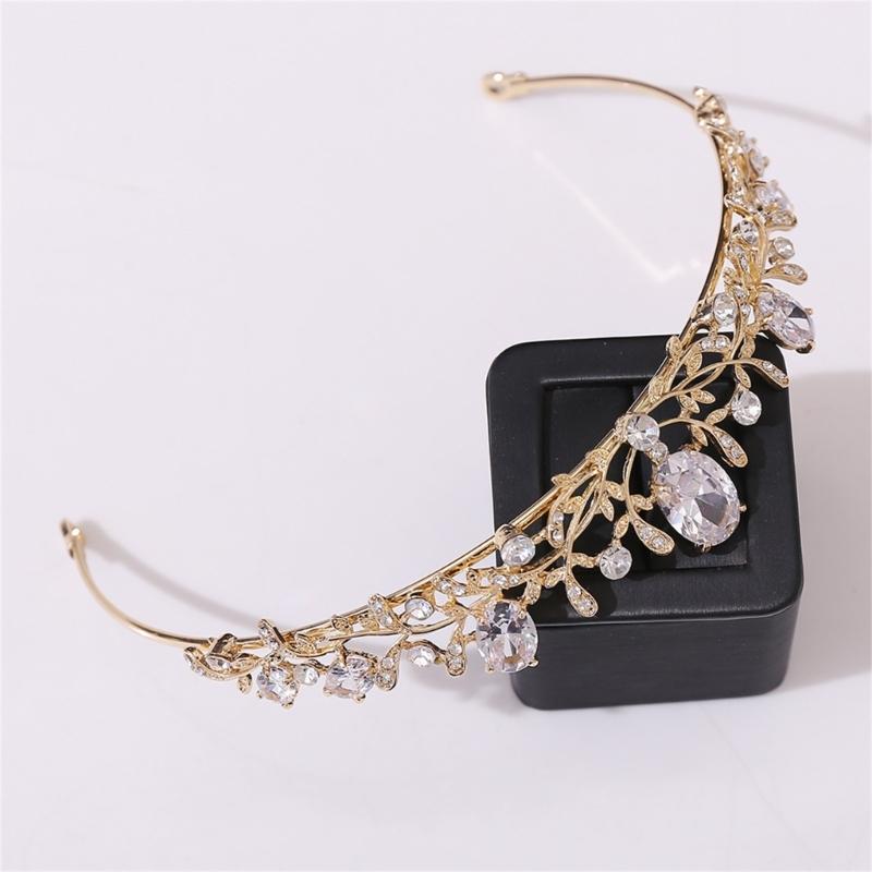 Crystal Wedding Tiaras for Women Queen Crowns Rhinestone Princess Tiaras Hair Accessories Quinceaneras Headpieces