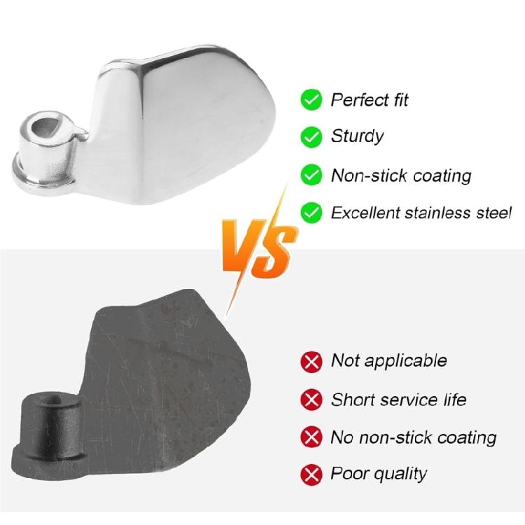 Professionelle Brotbackmaschine Knethaken Rührpaddel Edelstahl Brotbackmaschinenaufsatz Küchengeräte Ersatz