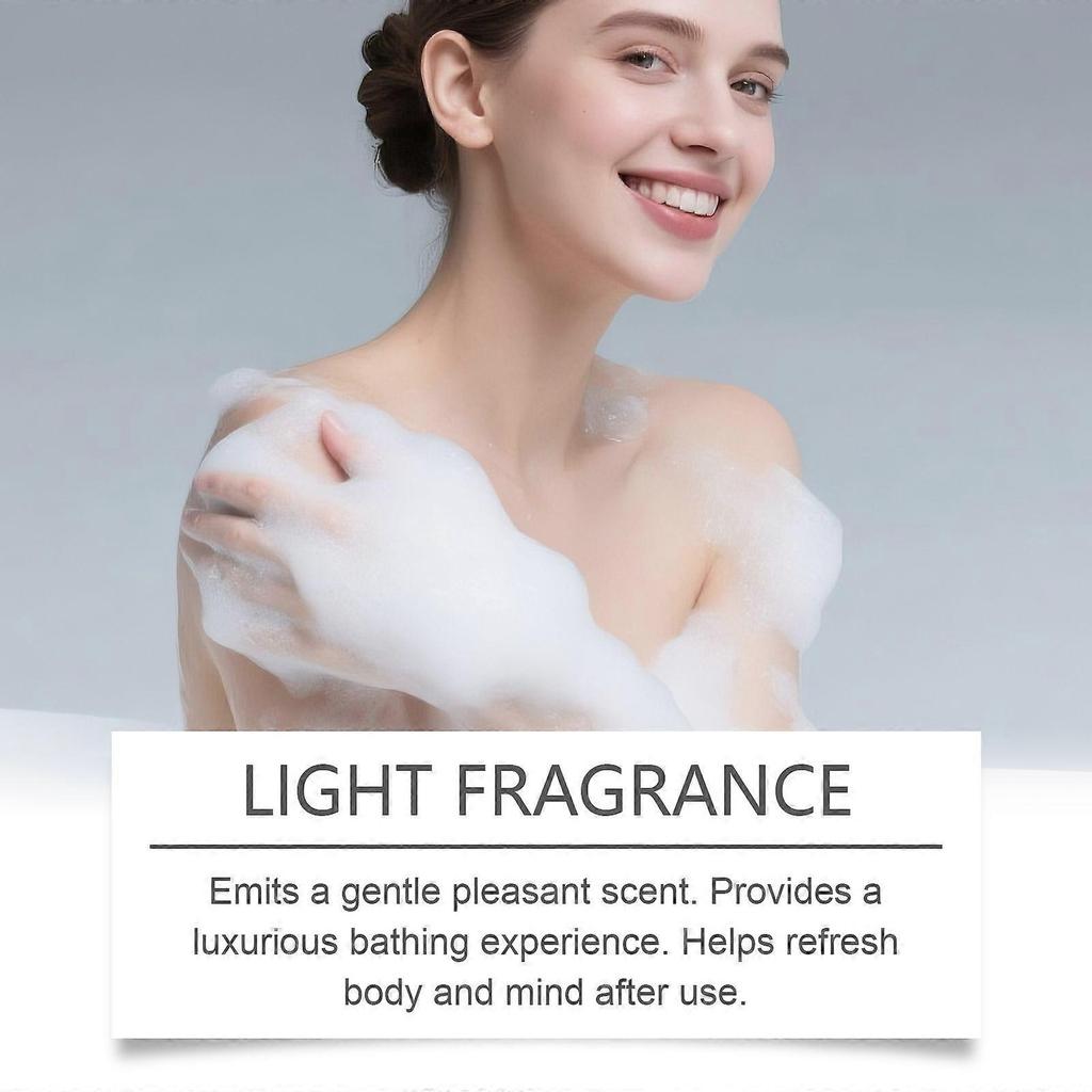Limited time!!Amz Lavender Round Grape Soap Gift Box (Bagged) Gently Cleanses The Body, Making The Skin Clean, Smooth And Non-Sticky. Unique Fragrance