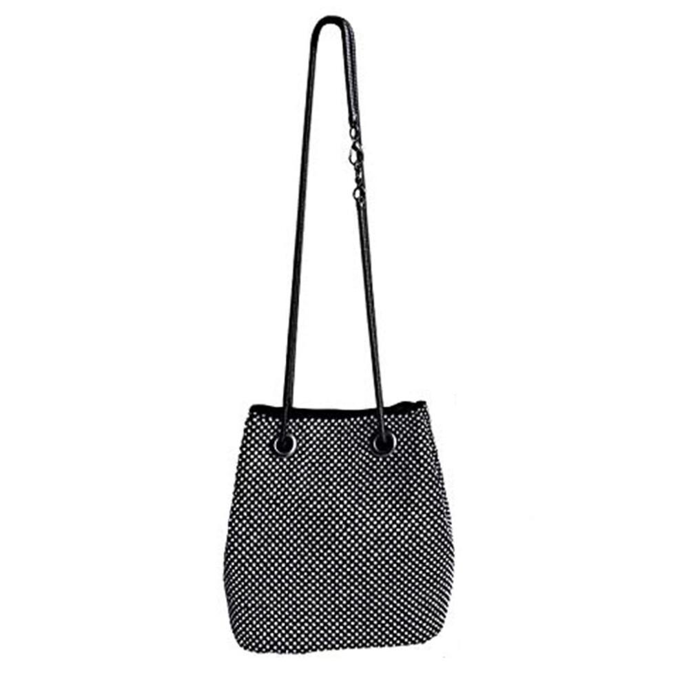 Crossbody Bag Sequined Bucket Bag Rhinestone Clutches For Women