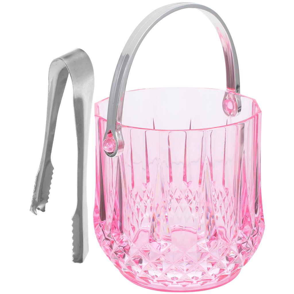 Home Party Small Ice Bucket Clip Set Practical Cube Containers Barrel KTV Beer Cocktail Holder