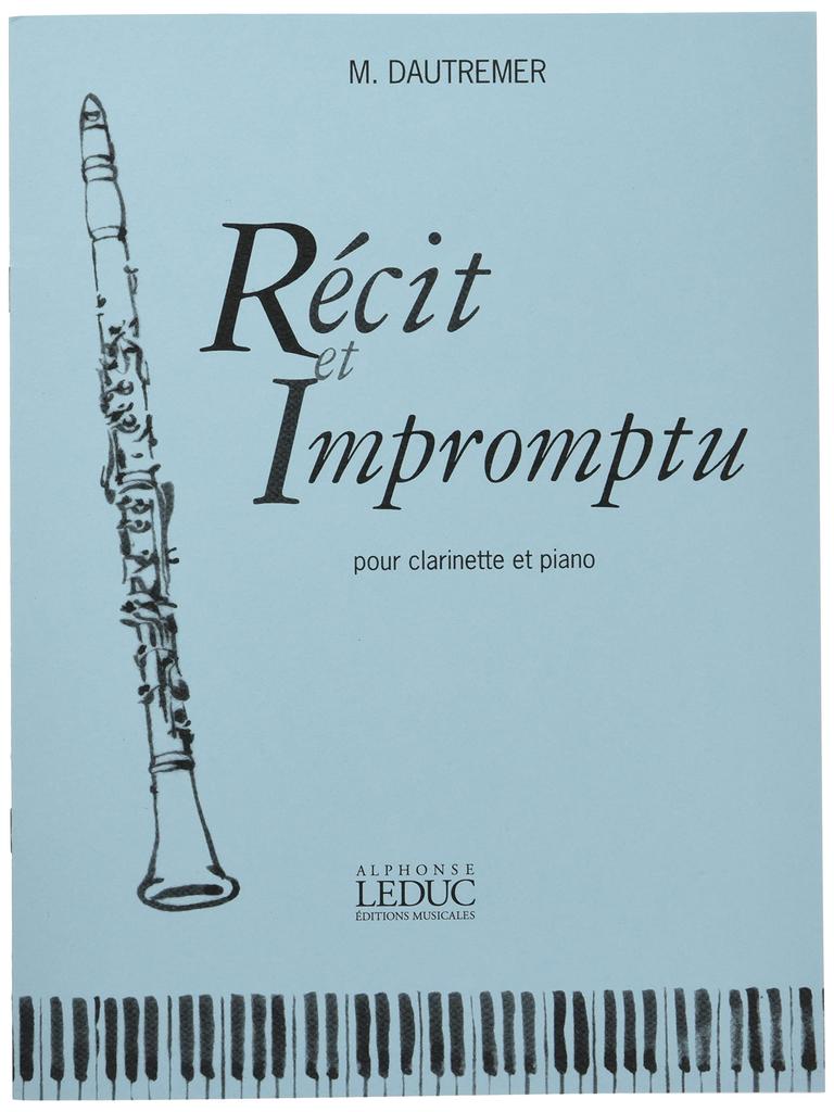 Dautremer: Stories and Improvisations (Clarinet, Piano), Leduc Publishing.