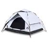 Dome Camping Tent for 3 Persons White Blackout Quick Release