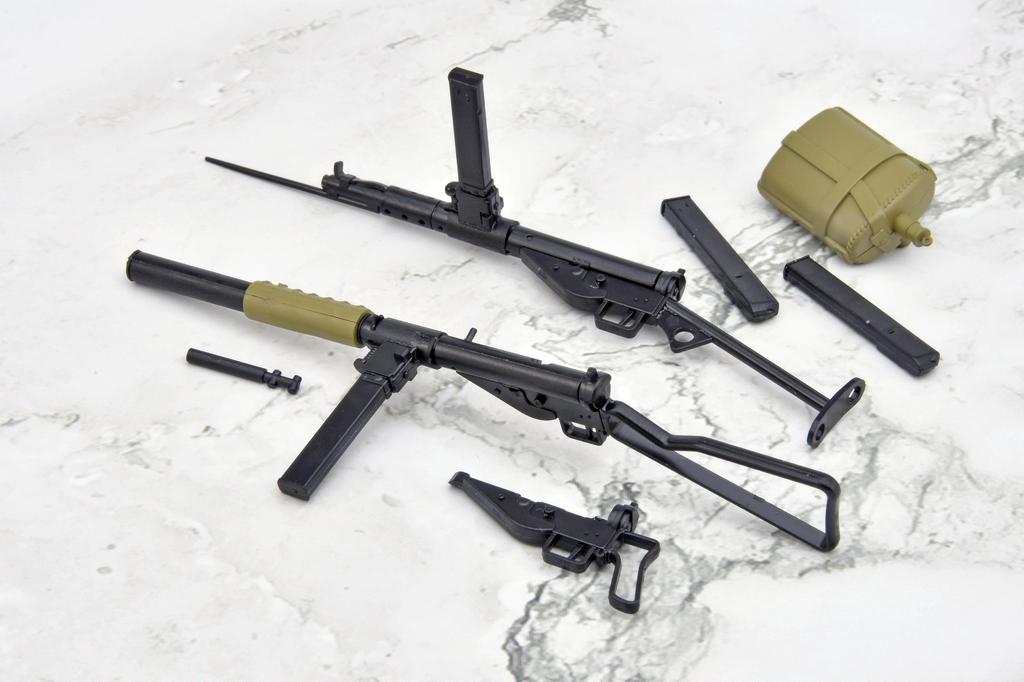 Tomytec Little Armory STUDY1942 LA104 Sten Mk2 Type Plastic Model 330004